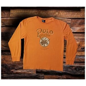 VINTAGE 1980s POLO RALPH LAUREN "SPORTSMAN" L/S TSHIRT- MEN'S SIZE MEDIUM